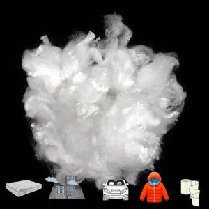 Quality Soft Polyester Staple Fiber , Solid Non Siliconized Regenerated Low Melt Fiber wholesale
