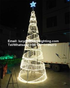 Quality led spiral christmas tree wholesale