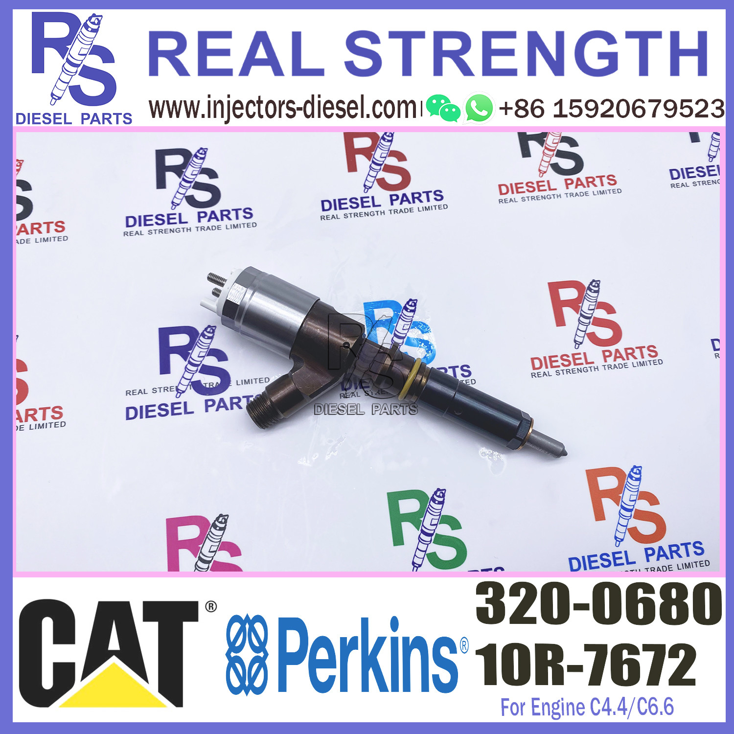 C6.6 C6.4 Engine Diesel Fuel Injectors 3200680 2645A747 320-0680 For CAT 323D Excavator