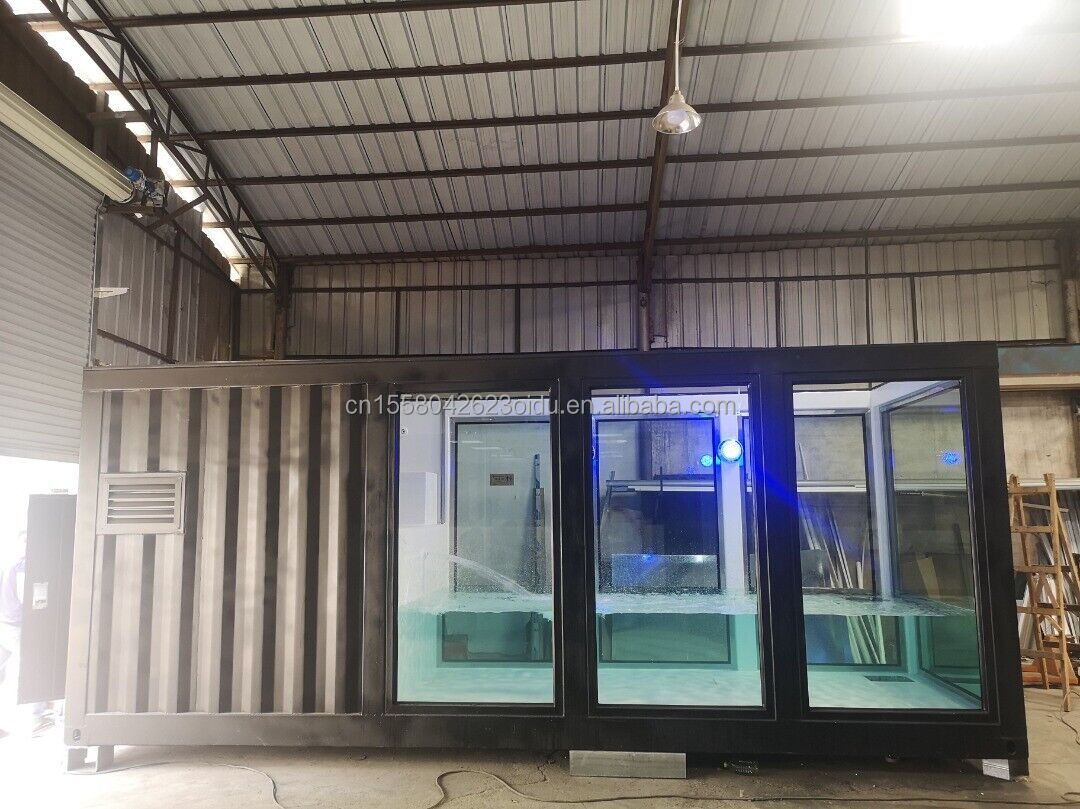 Luxary Custom Made Movable Prefab Modular Container Swimming Pool for Garden and Hotel