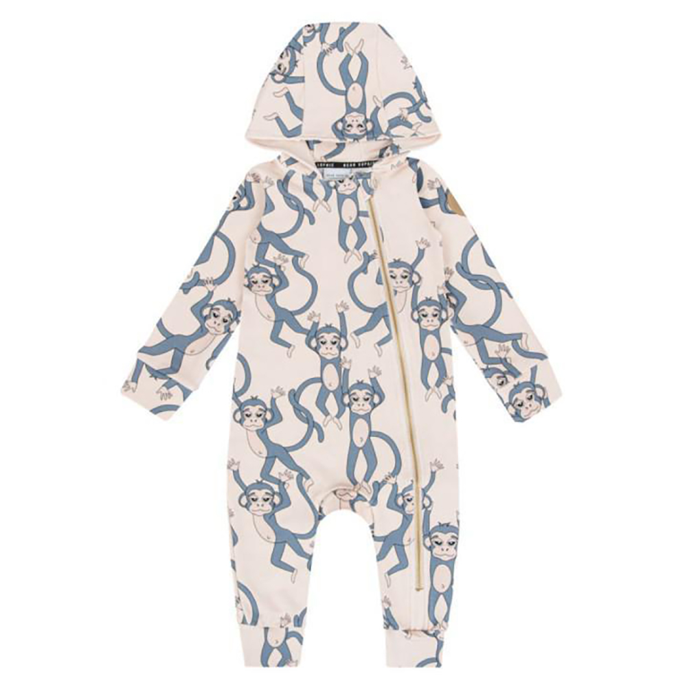 Toddler Jumpsuits Clothes custom print organic bamboo cotton newborn hooded romper