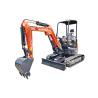 Buy cheap Red Mini Excavator 2600kg Tailless Bucekt 0.09M3 With Cabin Euro 5 Rubber Track from wholesalers