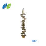 6D31T Unique Forged Steel Crankshaft Auto Engine Parts Good Performance