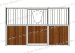 Quality Sliding Door Horse Stable Box With Accessories Homemade Horse Stables Stall With Wire wholesale