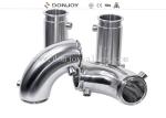 Jacketed Insulation Welding Elbow Stainless Steel Sanitary Fittings Insulation