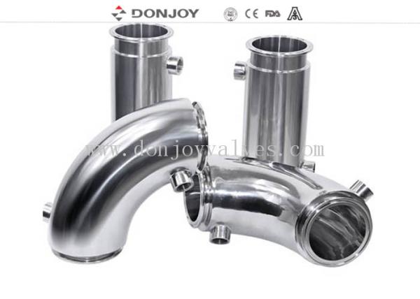 Jacketed Insulation Welding Elbow Stainless Steel Sanitary Fittings Insulation