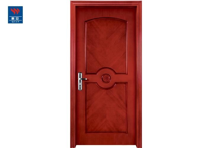 Top Quality Hotel Guest Room Fire Rated Wooden Doors Modern Bedroom Single Door Design