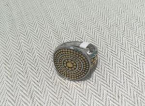 Quality Fashion Silver Gold Two -Tone Women Ring (R-92) wholesale
