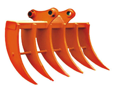 Mining 3 Ton 5 Ton 10 Ton Excavator Grass Rake standard