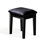 Painting MDF Makeup Vanity Bench Soft Sponge PU Padded Chair Anti Slip