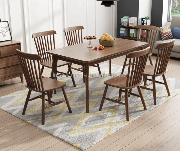 Customizable Solid Wood Dinning Table Set for Professional and Stylish Dining Room