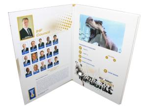 Quality Electronic multimedia LCD Video Brochure , automatic video booklet for business wholesale