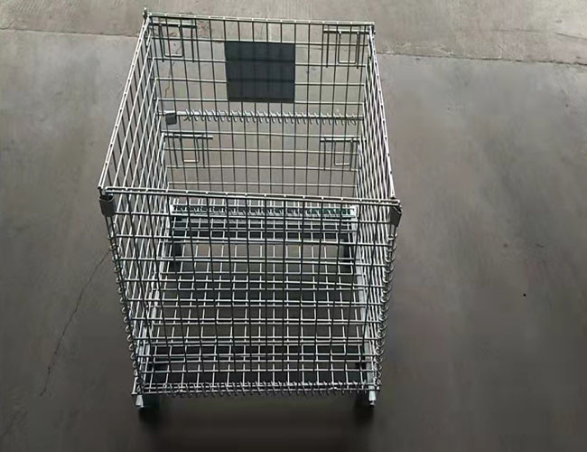 Stackable Express Sorting 4.8mm Metal Pallet Cage