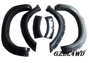 Quality Matte Black Wheel Arch Flares , Toyota Hilux Vigo Fender Flares Pocket Style 2012 - 2014 wholesale