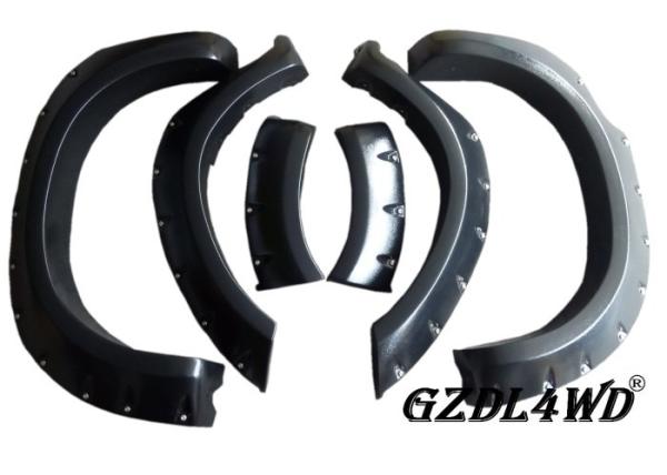 Matte Black Wheel Arch Flares , Toyota Hilux Vigo Fender Flares Pocket Style