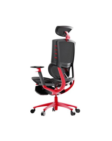 PA Castor Ergonomic Leather Desk Chair Height Adjusting Arm Desk Chair With Foot