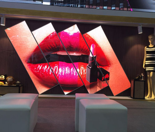 IP40 RGB Floor Standing Smart Led Poster Display For Advertising P2 P2.5 P3 640x1920mm