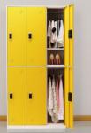 Electronic Safe H1850mm 6 door Gym Locker Room Furniture