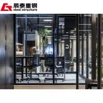 Fireproof Commercial Steel Frame Building Construction Wind Resistant