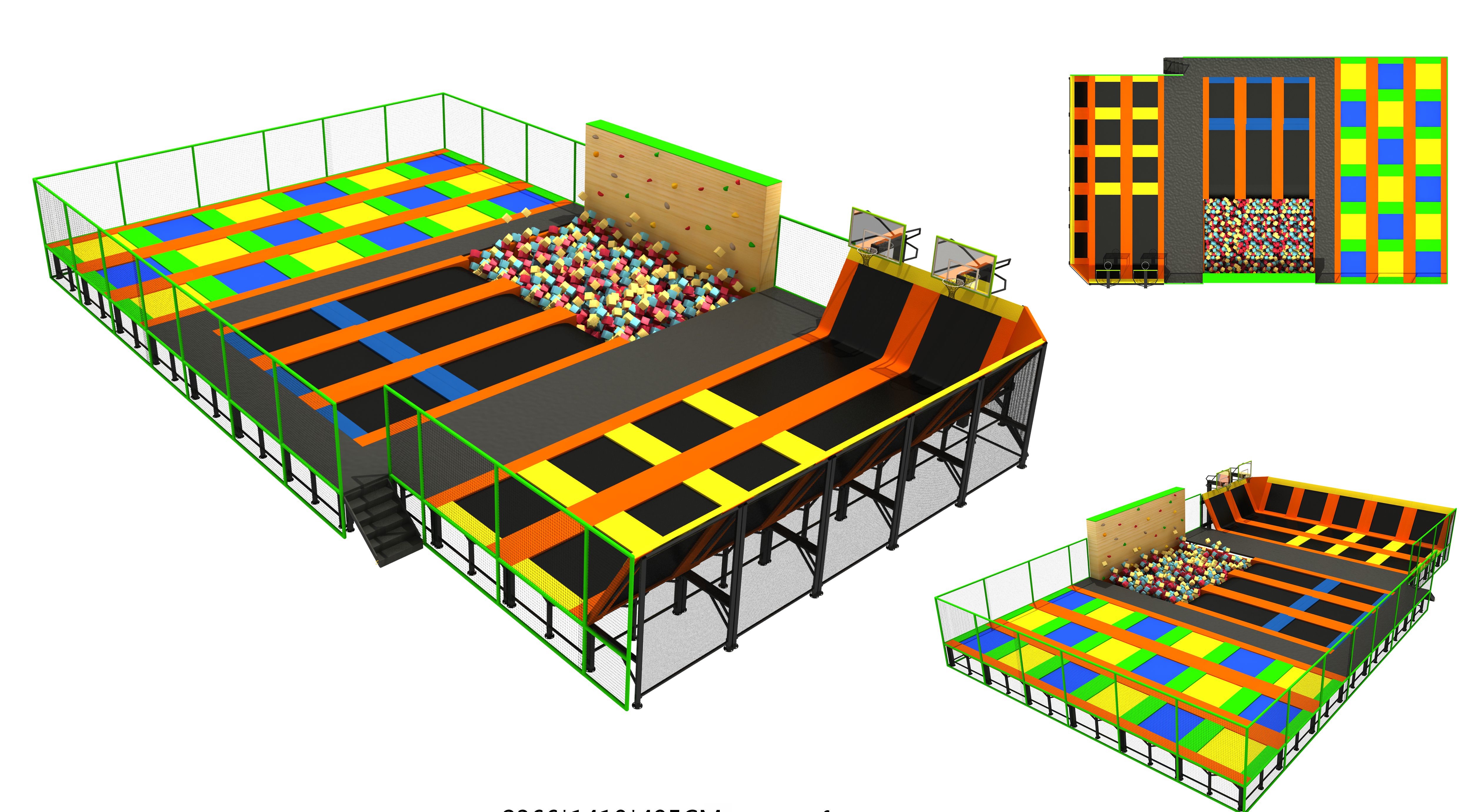 333M2 Equipment Commercial Trampoline Discount Large Children Trampoline