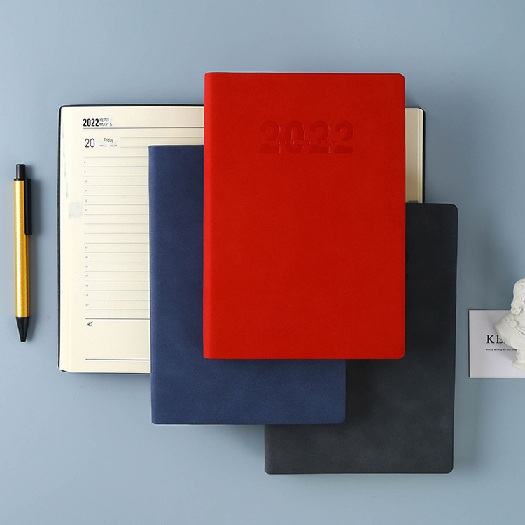 Efficiently Manage Your Time with 2022 A5 Time Management Kraft Notebook Customizable