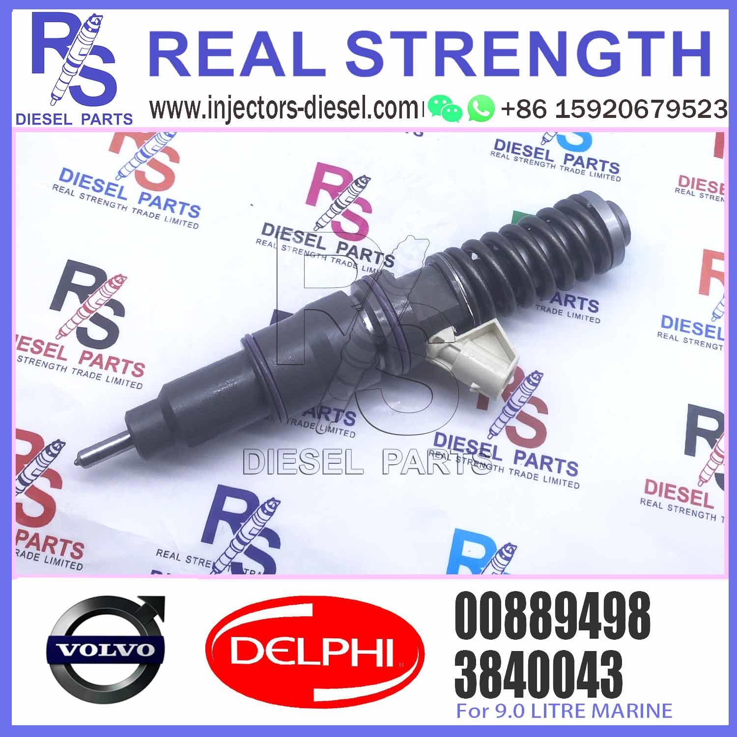 High Quality Diesel Fuel Injector BEBE4C05001 889498 00889498 for V-O-L-V 9L 9.0 LITRE MARINE