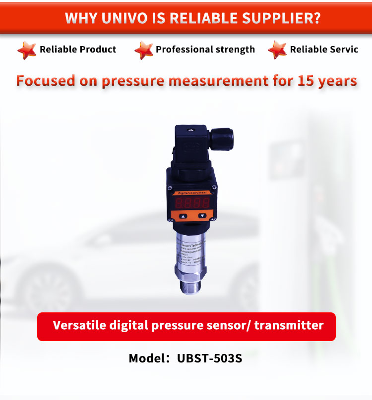 UBST-503S UNIVO 24or5VDC Power Versatile Digital Display Tank Water Oil Pressure sensor/Transmitters
