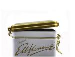 Wholesale vintage coffee tin can with latch