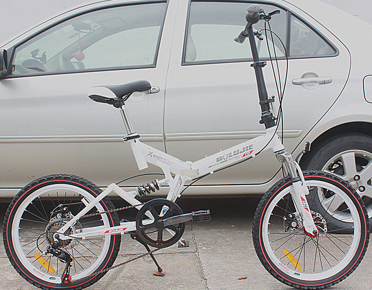 7 Speed Gear Steel Disc Brake 20 Inch Foldable Bike