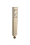 Brass microphone handshower hand shower for shower column brushed golden