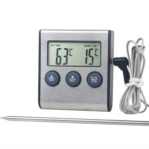 Quality Instant Read Digital Meat BBQ Cooking Thermometer With Stainless Steel Probe wholesale