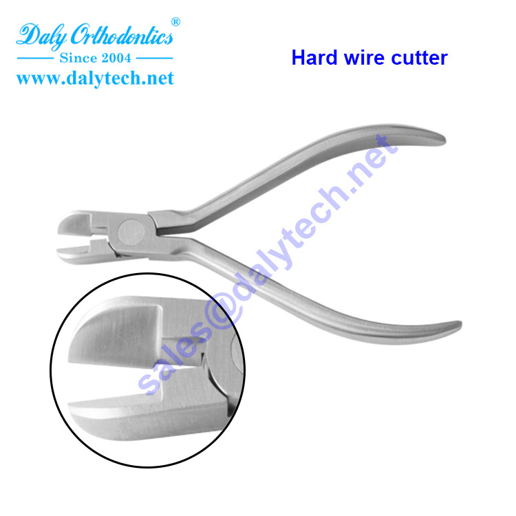 Hard wire cutter pliers of orthodontic tools from surgical dental instruments