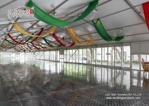 Quality Outdoor Waterproof Catering Party Tents with Air Conditioners and Glass Walls wholesale