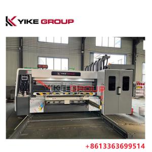 Quality Yk-1220 Lead Edge Feeder Printer Electric Slotter Die Cutter Machine For Carton Box wholesale