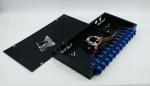 XYFiber 24Port Rack Mount Fiber Optic Terminal Box , Fiber Patch Panel 1U 19