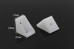white plastic kitchen cabinet corner bracket, corner connector