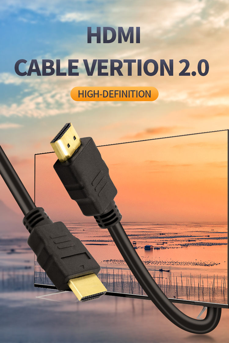 HDTV 4K 6ft Hdmi Cable 1.5 Mtr Hdmi Cable Strong Wear Resistance