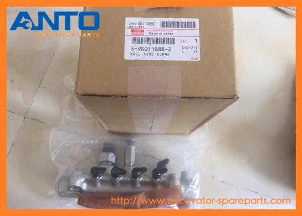 8-98011888-2 4JJ1 Common Rail Assembly For Hitachi ZX110-3 ZX120-3 ZX150-3 ZX160