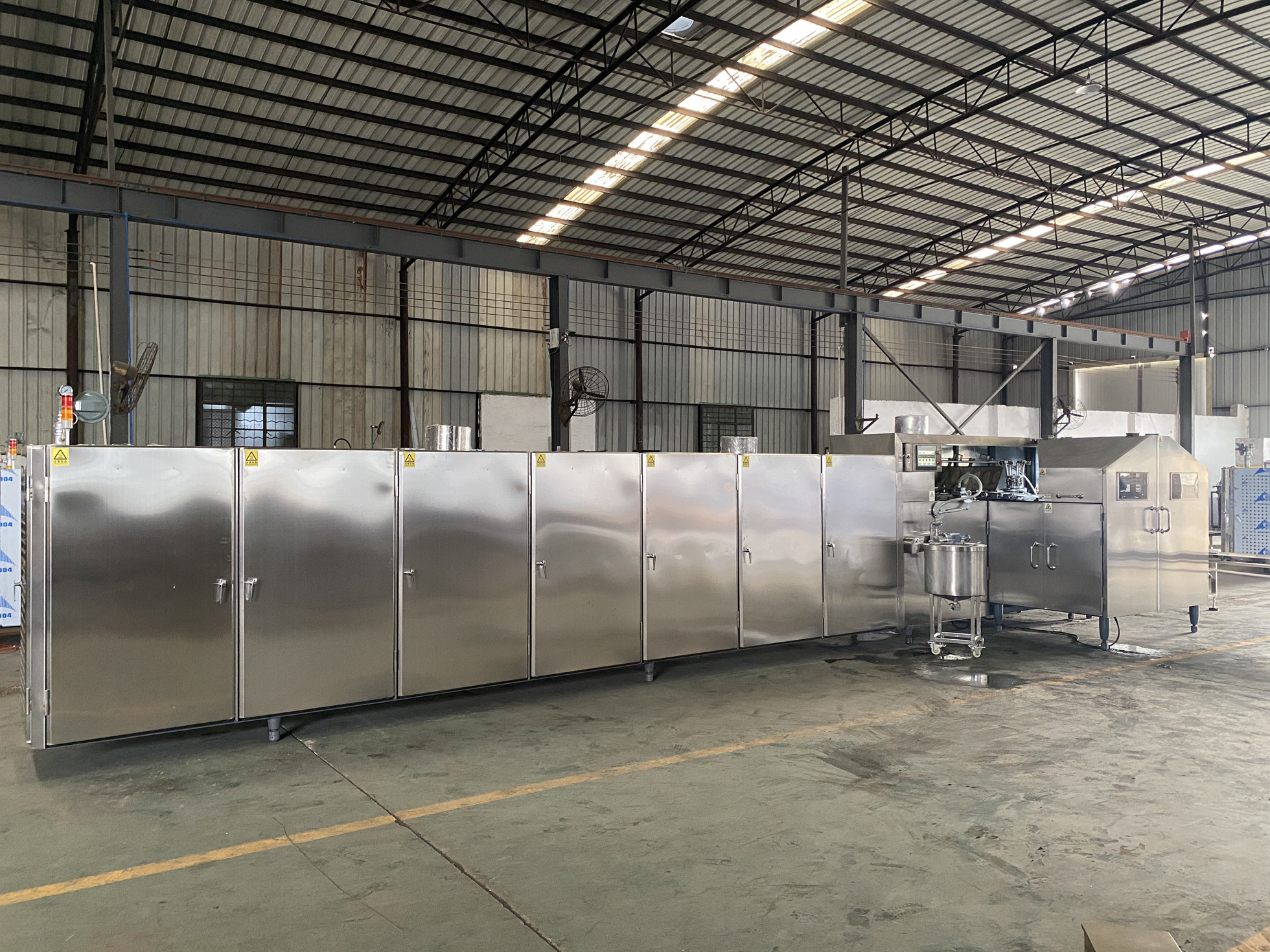 Auto Rolled Sugar Cone Machine Ice Cream Cone Production Line
