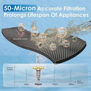 Quality Spin Down Backwash Sediment Filter Whole House Pre Filtration System 50 Micron wholesale