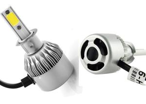 Quality 36 Watt 6000K H3 C6 COB Led Headlight Bulbs 3800LM Auto LED Headlight Bulbs wholesale
