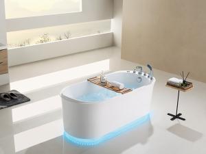 Quality White Acrylic Free Standing Bathtub Bath SP1028 Comfortable To Sit And Lie wholesale