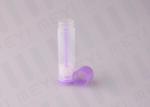 5g Purple Plastic Lip Gloss Tubes Round Shape Clean Cosmetic Tubes