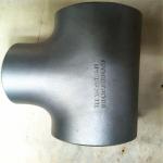 Asme b16.9 schedule 40 steel pipe fittings tee pipe reducing tee stainless steel
