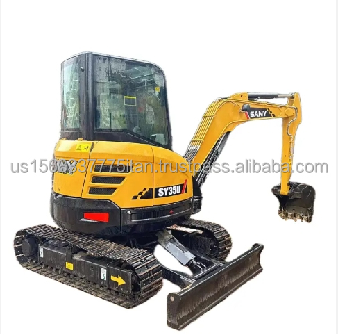 Low Working Hour SANY SY35U Mini Excavator with ISUZU Engine 3.5TON Operating Weight