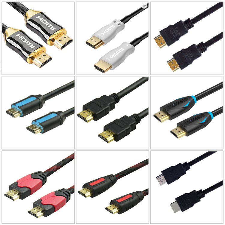5.5mm OD Audio Video Hd 3d 1080P HDMI Cable 4k 1.5M Fast Transmission