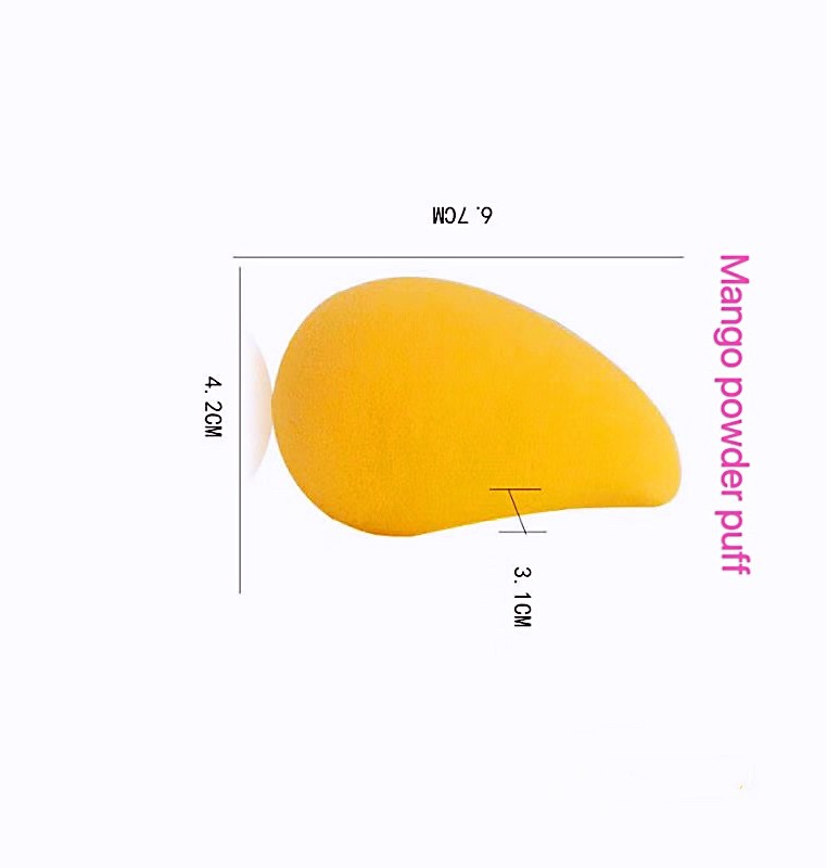 2020 Fashion Beauty Women Cosmetics Soft And Wash Mango Powder Puff
