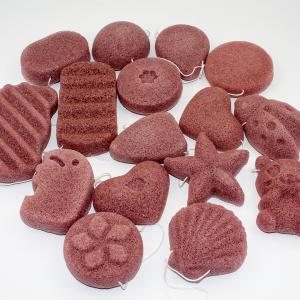 Quality Natural Red Clay Konjac Sponge wholesale