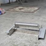 Plastic Extruder Parts Stainless Steel Roller Above Water Tank Corrosion