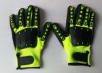 TPR Back Sewing Mechanic Work Gloves Eco Friendly Reducing Hand Fatigue